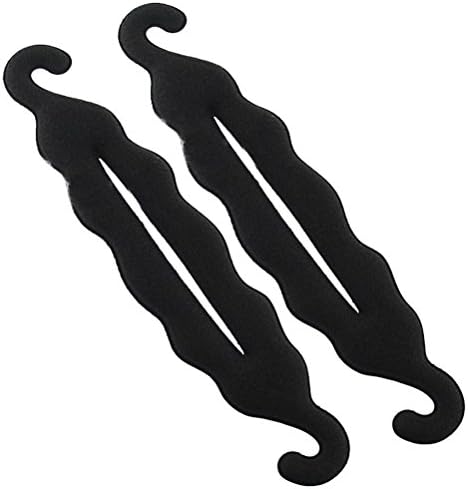 Vinallo Set of 2 Sponge Clip, Foam Sponge DIY Hairstyle Hair Donut Chignon Twist Tool Curler Maker Clip