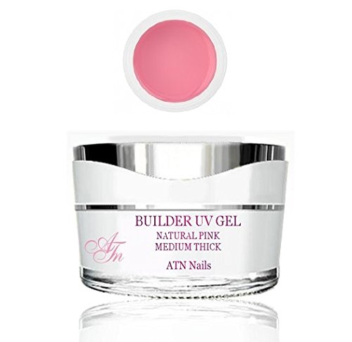 ATNails UV Nail Gel / Builder -Natural Pink-Medium thick size 5ml
