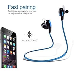 Coolpad Cool 1 Dual Compatible Tangle free Bluetooth Earphone with feature of new edge technology ||Stereo Sound ||Sweat Proof ||Premium Look||Professional Bluetooth 4.1 Wireless Stereo Sport Headphones Headset