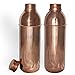 Produktbild DakshCraft ® Pure Copper High Quality Water Bottle for Ayurvedic Health Benefits,Set of 2