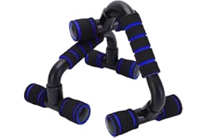 YINGERTOOL 1 Paar Liegestützstangen Gym-Übungsgeräte Fitness Liegestützgriffe mit Gepolstertem Schaumstoffgriff und Rutschfester, Stabiler Struktur Liegestützstangen für Männer und Frauen