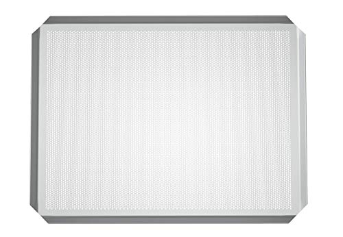 LEHRMANN Plaque aluminium perforée 45,5 x 37,5 cm Plaque pâtissière de cuisson Plaque four Siemens Bosch Neff