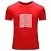 Produktbild Joy Division bedruckt für Herren T-Shirt Tee Outlet Gr. XL, rot