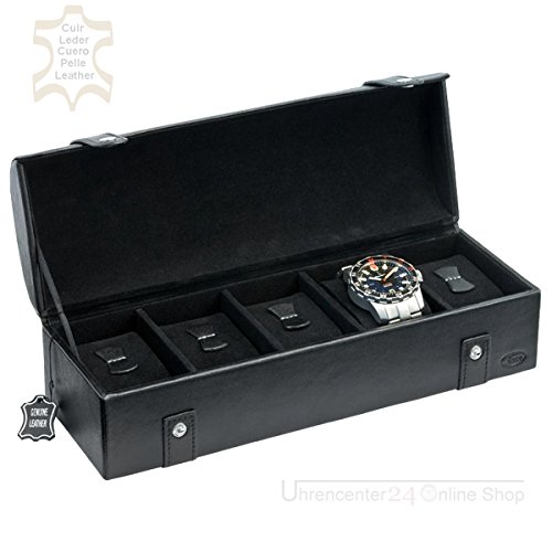 Beco Uhrentruhe aus Leder fr 5 Uhren Beco Uhrentruhe aus Leder fr 5 Uhren