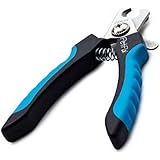 Krallenschere von PetPäl - Profi Krallenzange für Hund & Katze in Tiersalon Qualität | Krallenschneider +2 Gratis Abstracts | Krallenpflege für Kleine Hunde, Katzen, Kaninchen, Vögel, Meerschweinchen & andere Nager | Pfoten-Schere mit Sicherheitsverschluss | Nagelzange mit Sicherheits-Abstandhalter | Nagelpflege für alle Rassen | Nagelknipser