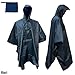 Produktbild Fahrrad Regenponcho Navy blau/Unisex (Herren/Frauen) - mit verschließbaren Seiten, Tasche, Kapuze - 3-1 Funktion - Reißfest, Wasserfest - 1 Jahr Hersteller Garantie