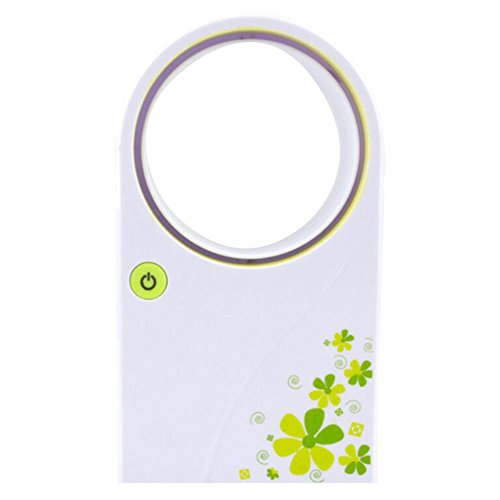 Portable USB-Batterie betrieben Mini Fan Fan Fan Bladeless Fan Ventilator Grün