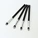 Silver 4 Pcs Eyeshadow Blending Pencil Bursh Set Eye Makeup Cosmetic Tool New S