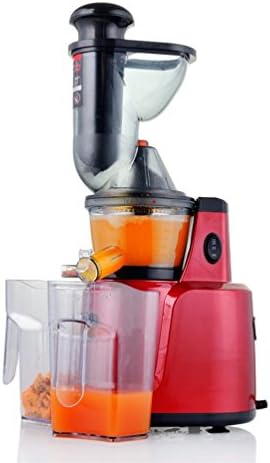 ZH Large Diameter Juicer Slow Low Speed Juicer , Red , 8Cm Large Inlet,red,8cm large inlet