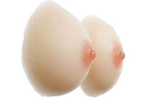Tex-Eorey Seins en Silicone Faux Seins,Prothèses de Soutien-Gorge de Mastectomie pour Crossdresser Transgenre Poitrine Poitrine