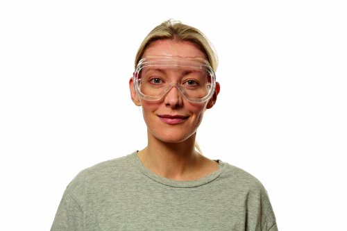3M 4800C Vollsichtschutzbrille für Farbstreich- und Handschleifarbeiten, Schutz gegen Spritzer, Antibeschlagbeschichtung, klare Polycarbonatscheiben - 2