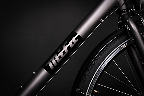 28″ Zoll Alu MIFA Herren Trekking Fahrrad Shimano 21 Gang Nabendynamo anthrazit Rh 60cm - 9