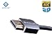 Produktbild HiViLux Super Slim/Flexible HDMI Kabel 2,0 | Metal Stecker | OFC Leitung | 3D | 4K/UHD | HDR | ARC | HighSpeed with Ethernet | HDMI A -> HMDI A (1,5m)
