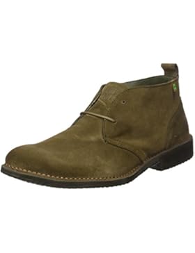 El Naturalista Herren Ng23 Lux Suede Kaki / Yugen Mokassin Boots