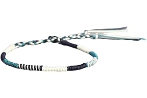 EXINOX Pulsera de Hilo de Cera Tejida | Hombre Mujer | Pulsera de Amistad | Hecha a Mano |