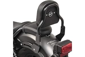 CRAFTRIDE Sissy Bar XS3 pour Honda Rebel 500 17-20 Noir