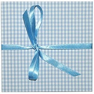 Leporello Fotoalbum mit Stoff 15x15cm weiße Seiten