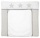 Schardt 136170000 3/714 Changing Mat with Removable Terry Towelling Cover and Appliqué Star Beige