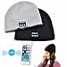 Produktbild Aventus Yezz Billy 4 (Light Grey) Unisex Bluetooth Beanie Hut Wintermütze mit integriertem Stereo-Kopfhörer