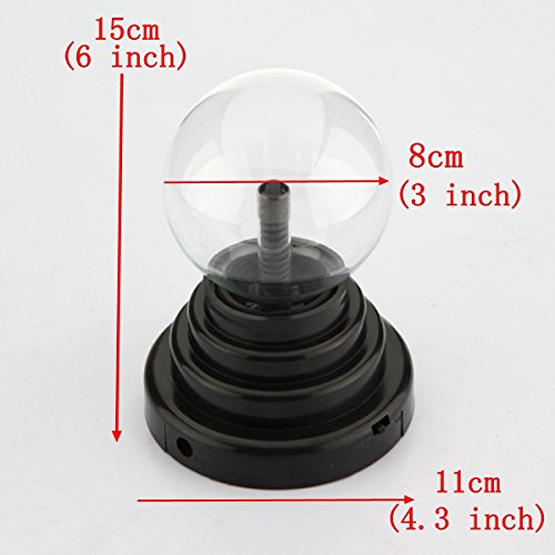 SOLMORE 3 Zoll USB Plasmakugel Magische Blitze Plasmaball Lampe Disco Party Licht - 4