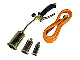Kit de soplete con quemador de gas propano y butano, manguera y regulador para instaladores de techos y fontaneros