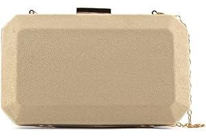 MODELISA - Bolso Clutch Fiesta De Mano Cadena De Hombro Para Vestir Noche Boda Novia Ceremonia Evento Comunion Mujer