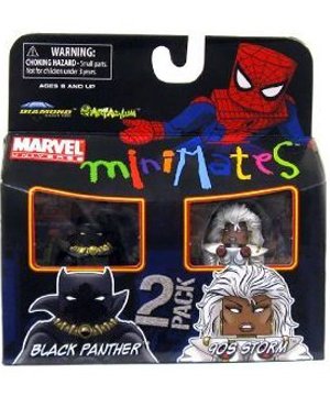 Preisvergleich Produktbild Marvel Minimates Doppelpack Black Panther & 90s' Storm