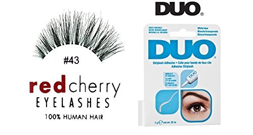Red Cherry 43 Original Wimpern und Duo Kleber Original, aus den USA