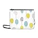 Produktbild WOCNEMP Ballons von Blau Gelb Lila Farben Muster Benutzerdefinierte hochwertige Nylon Slim Clutch Crossbody Tasche Umhängetasche