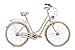 Produktbild CHRISSON 28 Zoll Retro Citybike Damen - N Lady 7G Creme - Damen-City-Fahrrad mit Shimano Nexus 7 Gang Nabenschaltung im Retro Design, Vintage Damenfahrrad mit Rücktrittbremse und Gepäckträger