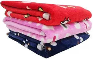 BRANDONN Baby Blankets Newborn Combo Pack of Hooded Soft Wrapper Cum Towel for Baby Boys and Baby Girls Pack of 3