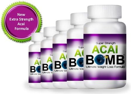 Super Strength Acai Bombs New Weight Loss Formula 5Months Supply Acai Berry (SPECIAL OFFER PRICE)- Helps Lose Unwanted Weight AcaiBerry