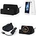 Produktbild K-S-Trade Dockingstation für coolpad Torino S Docking Station Micro USB Tisch Lade Dock Ladegerät Charger inkl. Kabel zum Laden und Synchronisieren, schwarz