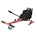 Produktbild Blackpoolal Sitzscooter Hoverkart für Roller Self Balance Scooter E-Scooter (6,5" / 8.0" / 10"), Verstellbar Sitz GoKart Hover Seat Hoversitz Hover Kart Hoverseat Go Cart Sitz Aufsatz (Rot)