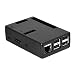 Produktbild SODIAL(R) Raspberry Pi Modell B 3 Gehaeuse, Schutzhuelle fuer Raspberry Pi 3 Gehaeuse, Raspberry Pi Modell B 3 nicht inbegriffen (Schwarz)