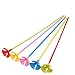 Produktbild LAMEIDA Luftballonstäbe Ball Rods Kunststoff Sticks Plastikstäbe Seal Clip Halter für Ballons Abschleppstange Multicolor für Ballon Party Dekoration Jubiläen Hochzeiten