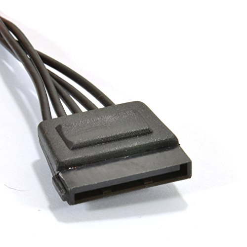 SATA Strom Nur 15 Polig Stecker Zum Stecker Kabel Anschlusskabel 1 m - 3