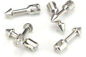 Bestlymood 6 Piezas/Lote Bandas de Fusil de Pesca Submarina de Acero Inoxidable 316 Wishbone