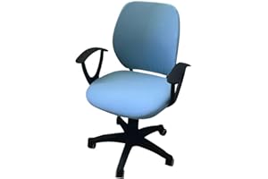 jianyana Office Chair Seat Covers,Stretch Jacquard Low Back Computer Chair Seat Covers Anti-dust Removable Washable Desk Chair Seat Cushion Protectors