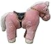 Produktbild Kuscheltier Lammfell rosa Pferd 44cm Sattel gelb