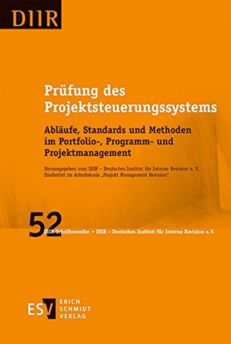Prüfung des Projektsteuerungssystems: Abläufe, Standards und Methoden im Portfolio-, Programm- und Projektmanagement (DIIR-Schriftenreihe, Band 52)