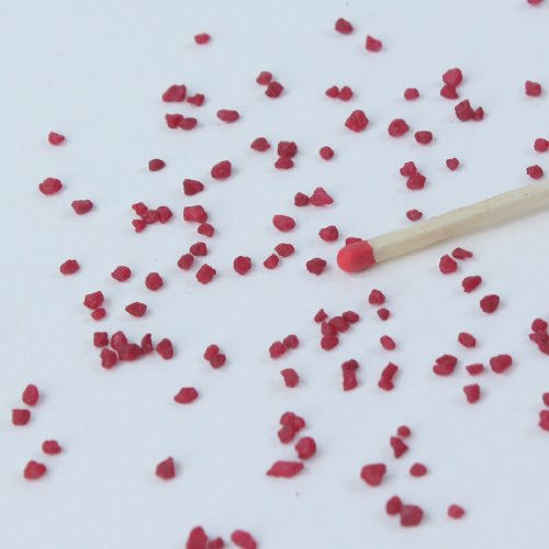 Perlkies Dekokies Kies Kiessteine Dekosteine Steine, 1,2-1,8 mm Körnung, 1kg im Beutel (königsrot) - 4