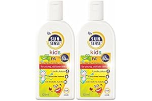 SunSense SPF 50 Plus Kids Sunscreen, 125 ml - Pack of 2 Bottles