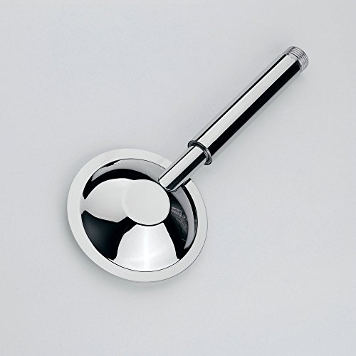 Hiendure® Moderne 4 Zoll Runde Handbrause wasserfall Badezimmer Silber Anti-Kalk-Düsen Duschkopf Edelstahl, Chrom - 4