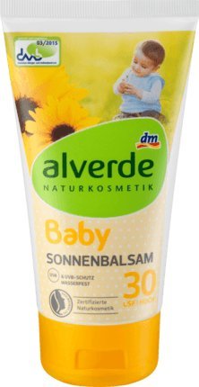 alverde NATURKOSMETIK Kinder Sonnenbalsam LSF 30 (150ml Tube)