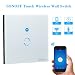 Produktbild SONOFF Touch WiFi Luxus Glasscheibe Touchscreen LED Licht EU Wireless 1 Gang Timer Wand Touch-Schalter Telefon APP Fernbedienung