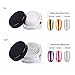 Lover Bar Mirror Nail Glitter Powder Set-Metallic Magic Effect Cosmetics Makeup Tools Kit-2-3g Shinning Additive Pigment Tip Decoration Art Nails Chrome Dust for UV Gel Polish+Applicator Sponge Stick (Pack of 12)
