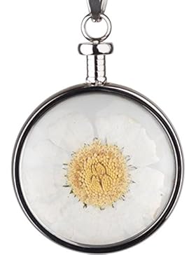 Blumenkind Kettenanhänger Blume Weiß BL01MSSWH