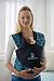 Unordinary Design Baby Wrap | Pattern baby sling | Extra Soft Baby Carrier | Baby Carriers By Babypeta | Premium Quality Baby Slings and Wraps (blue navy)