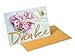 Produktbild Goldstückchen Grußkarte/Glückwunschkarte Danke - Herz aus Blumen